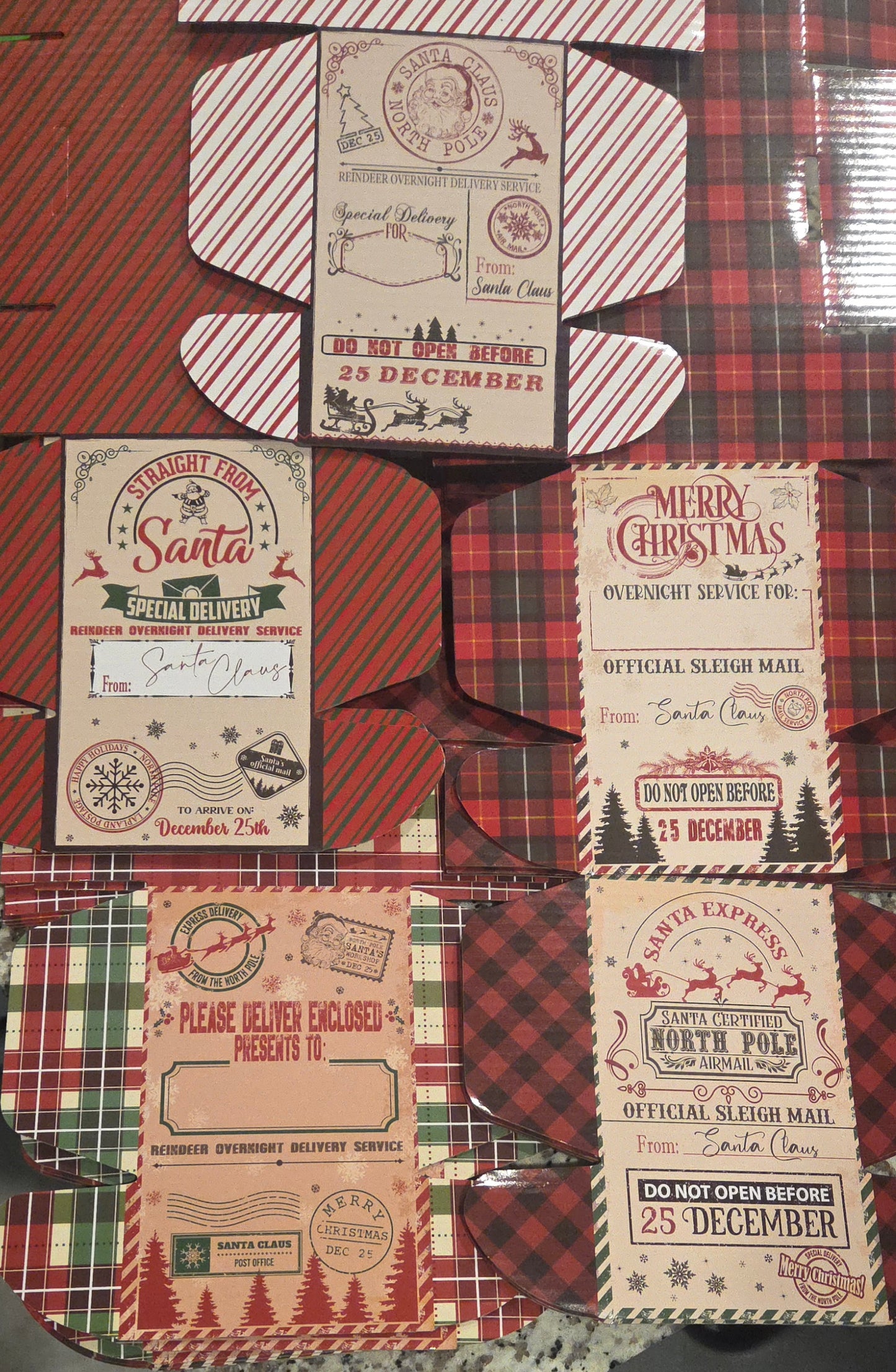 Small Santa Gift Box