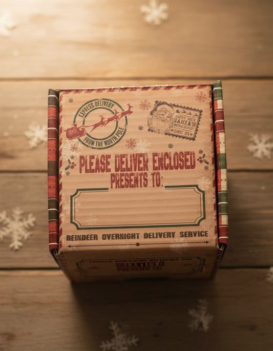 Small Santa Gift Box
